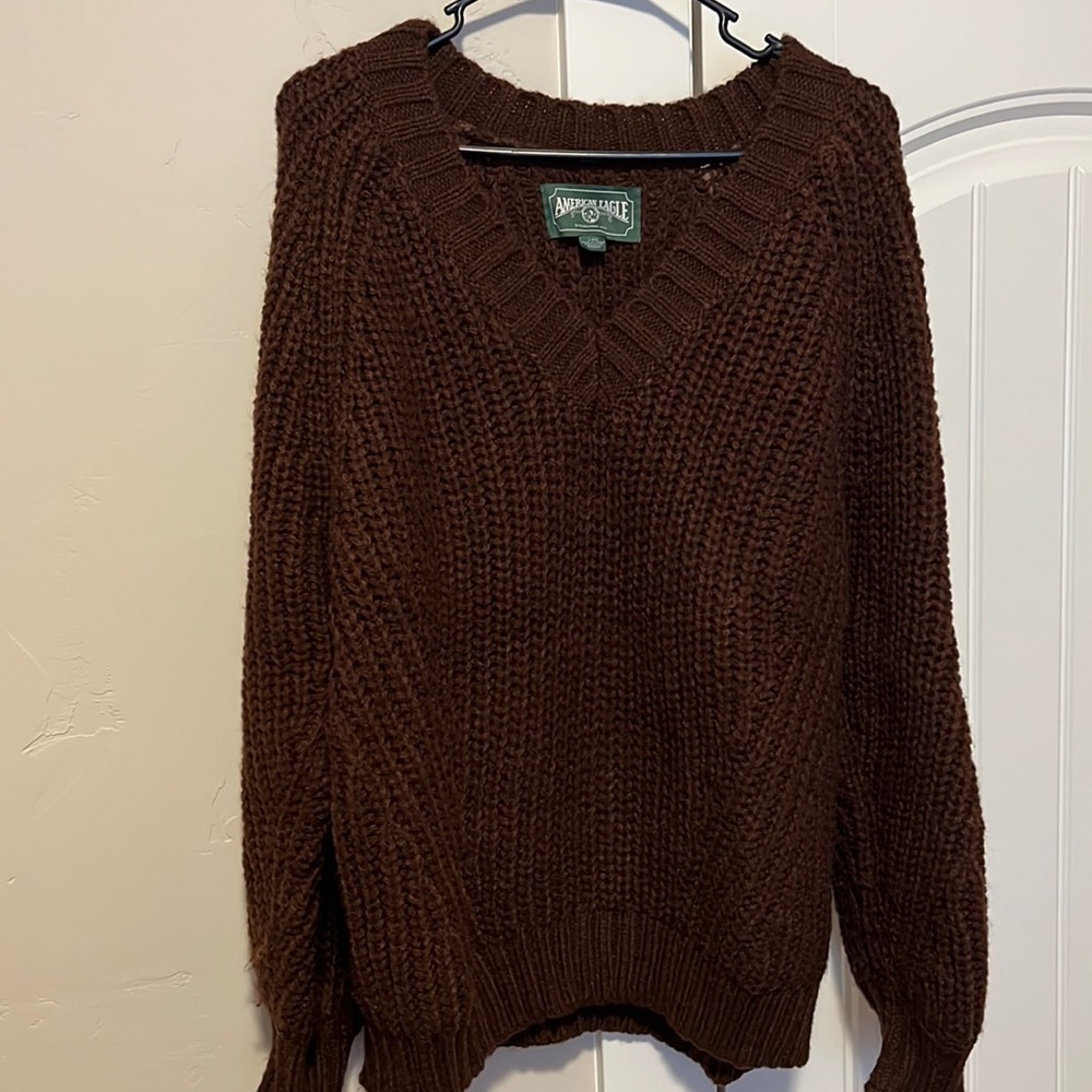 Womens American Eagle Chunky Knit Sweater
